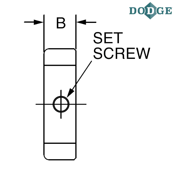 040013 DODGE - 15/16 SOLID STEEL COLLAR