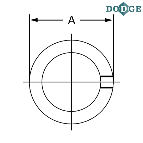 040013 DODGE - 15/16 SOLID STEEL COLLAR