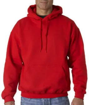 12500 Gildan Adult Gildan DryBlendHooded Sweatshirt Red