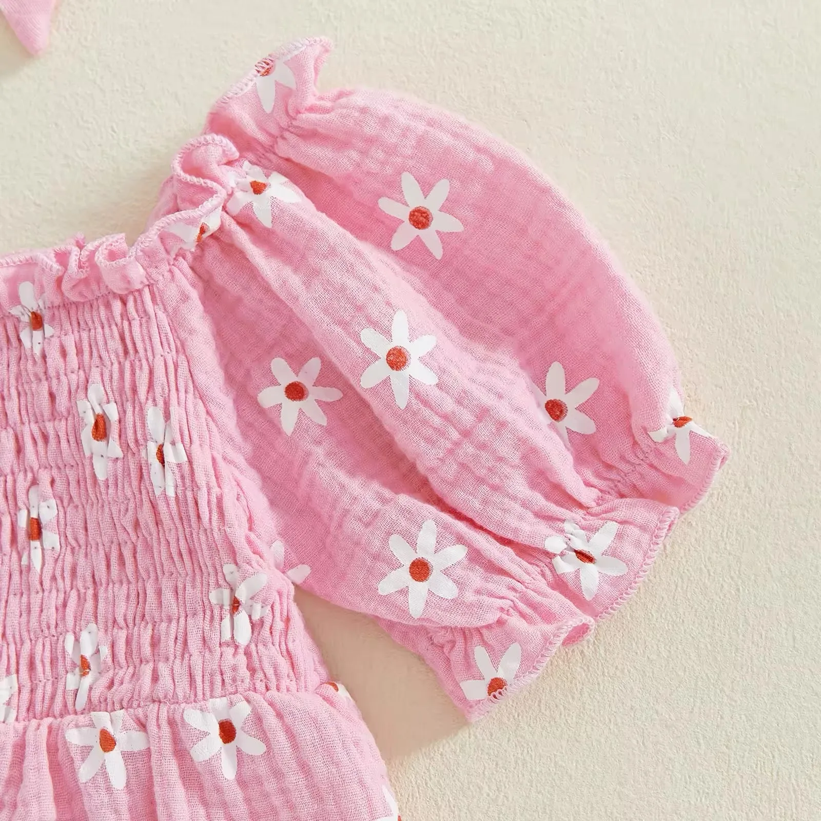 2pcs Daisy Bubble Romper