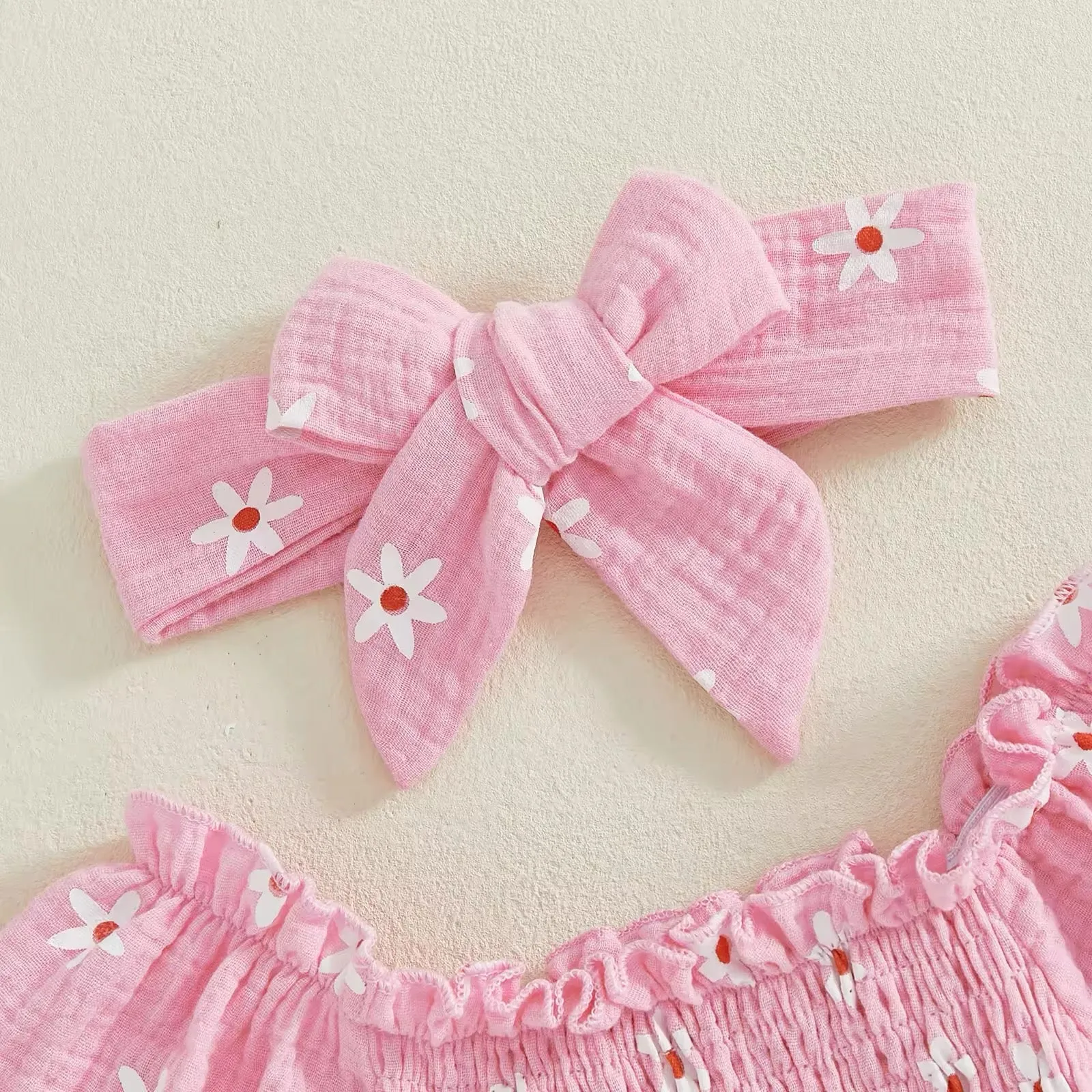 2pcs Daisy Bubble Romper