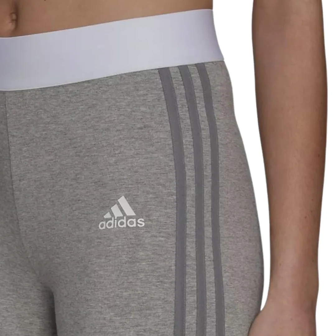 Adidas - Women's Must Haves 3 - Stripes Short Tights - Medium Grey Heather