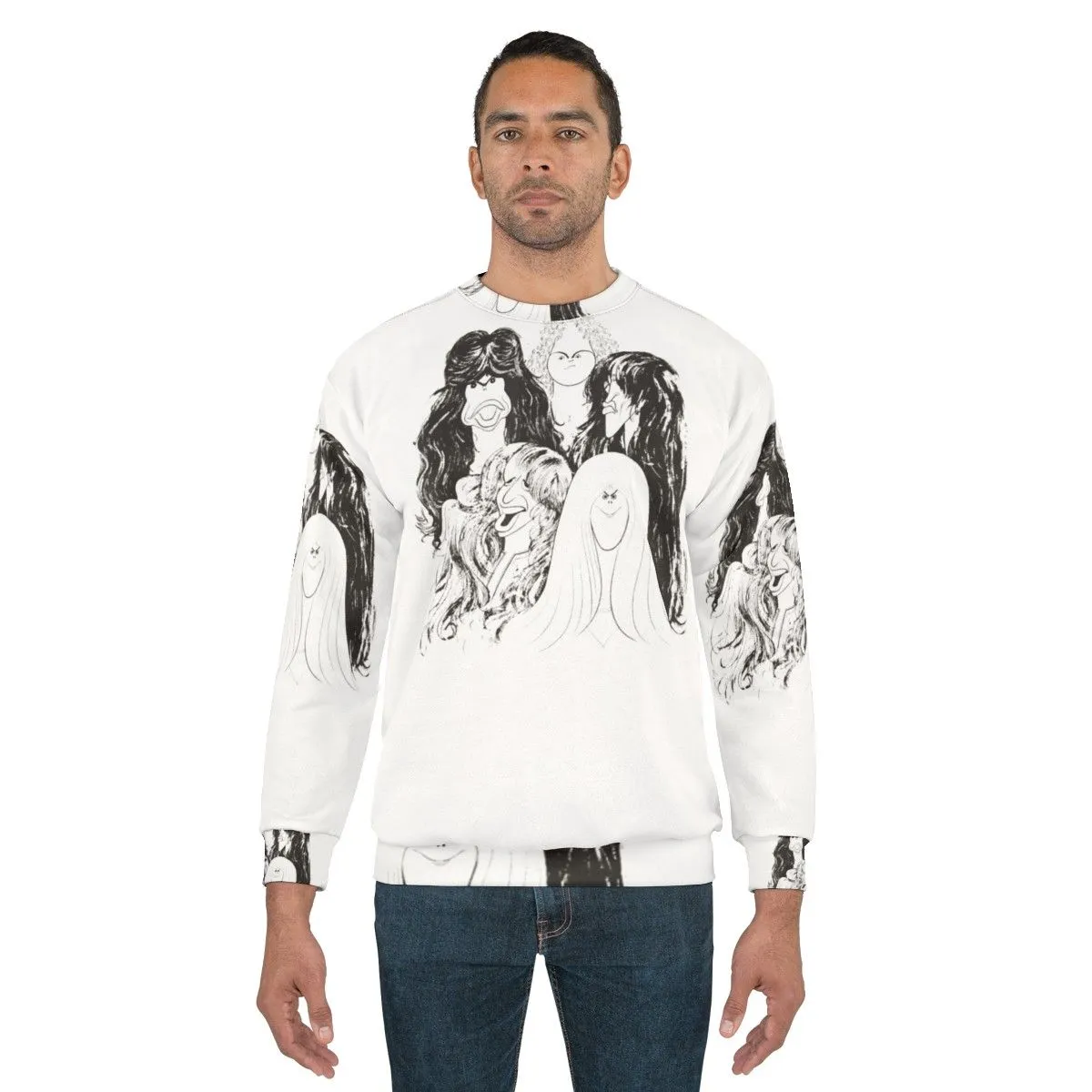 Aerosmith Draw The Line Rock Band Sweatshirt
