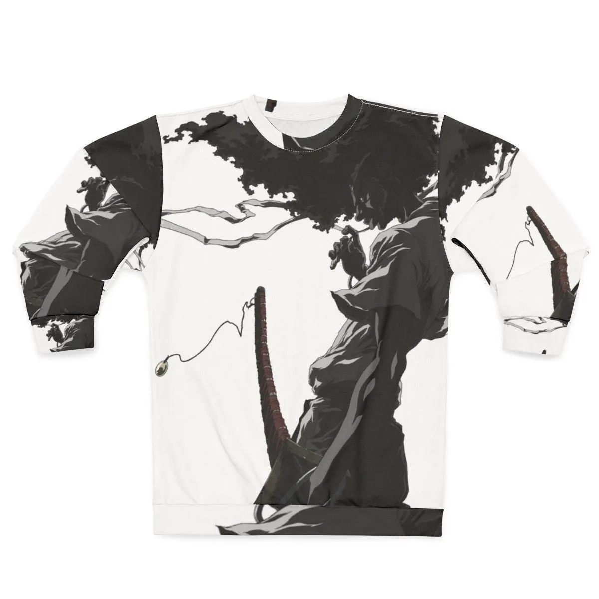 Afro Samurai Anime Inspired Graphic Sweatshirt
