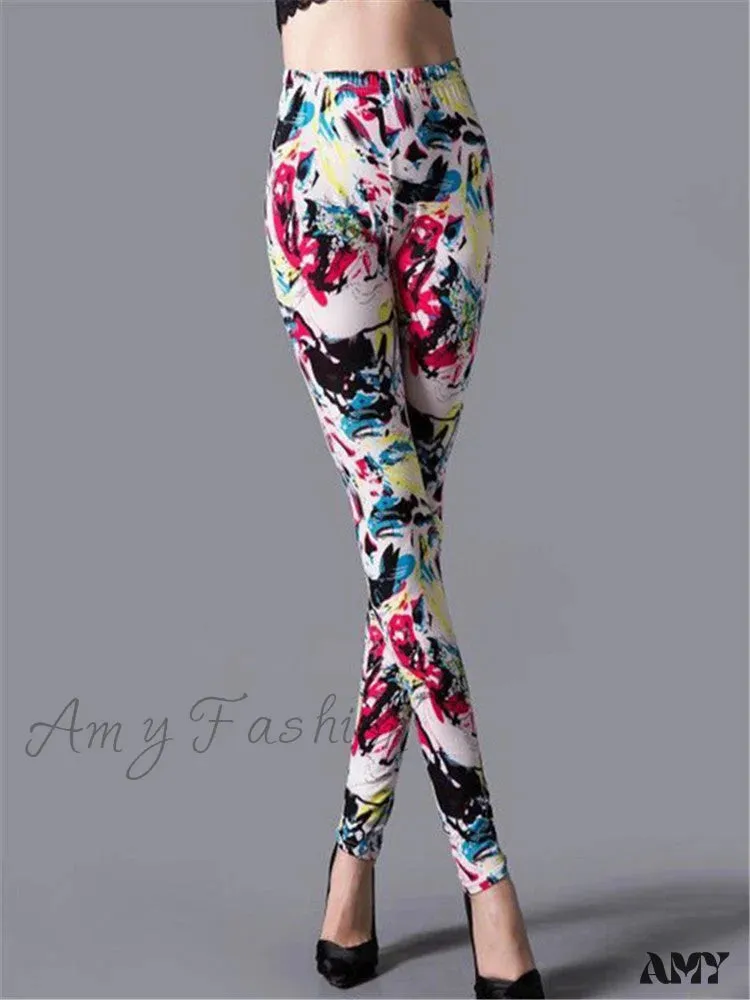Amy Fashion - High Waist Leggings Pants