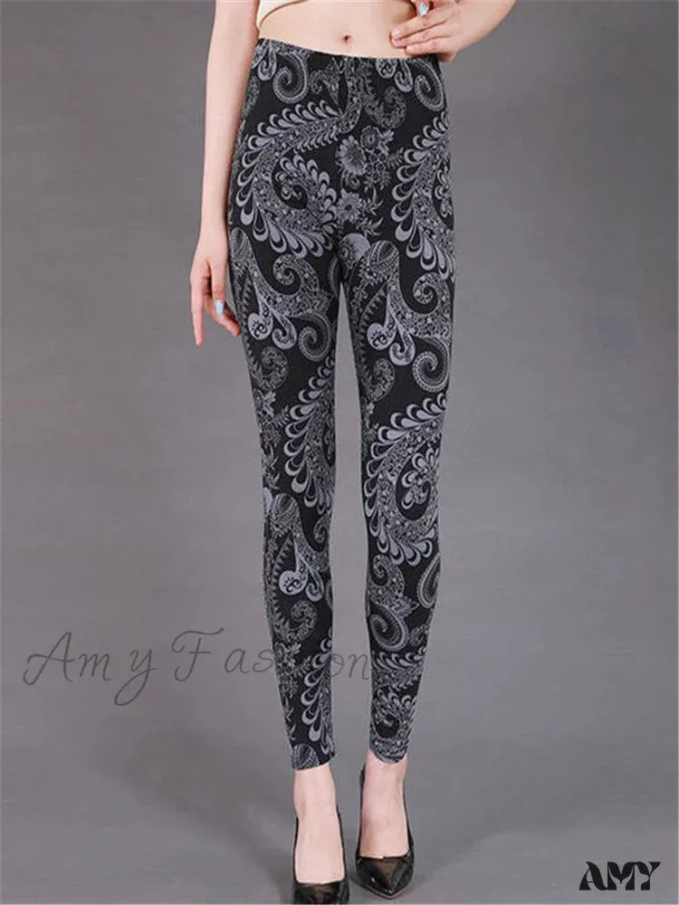 Amy Fashion - High Waist Leggings Pants