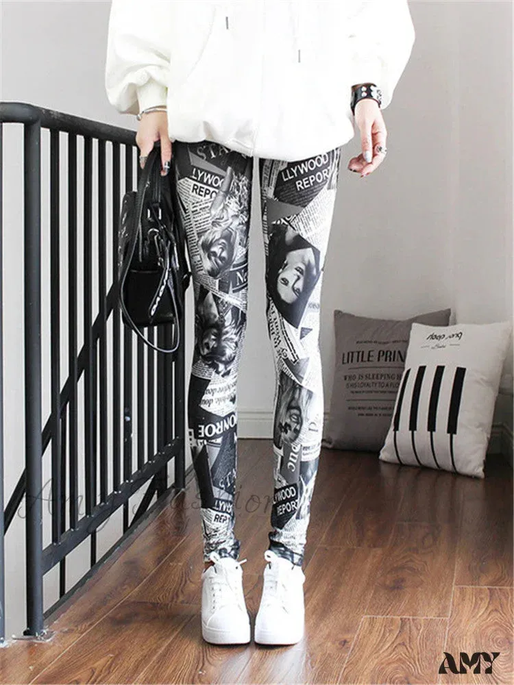 Amy Fashion - High Waist Leggings Pants