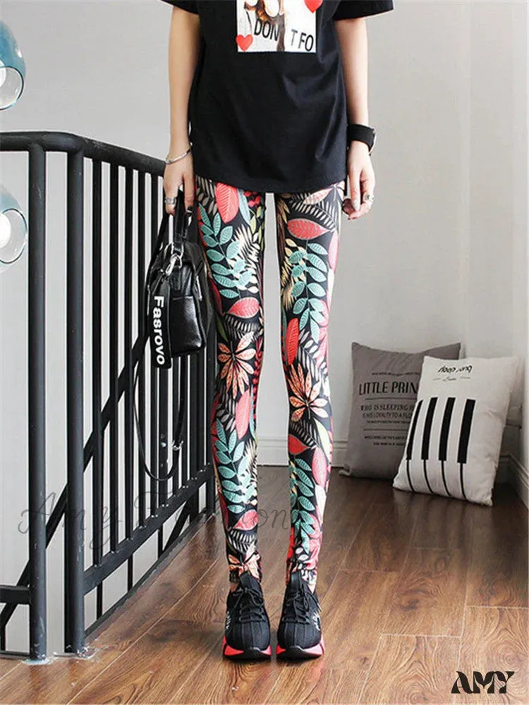 Amy Fashion - High Waist Leggings Pants