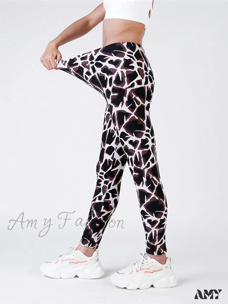 Amy Fashion - High Waist Leggings Pants