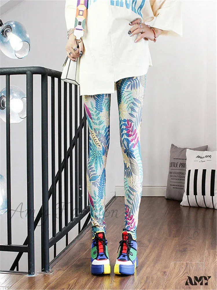 Amy Fashion - High Waist Leggings Pants