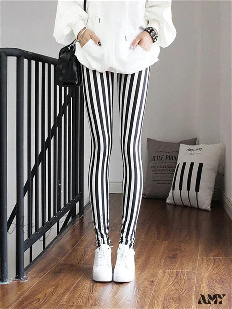 Amy Fashion - High Waist Leggings Pants
