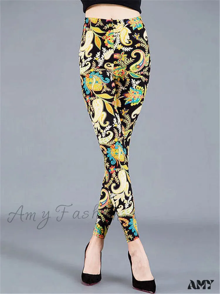 Amy Fashion - High Waist Leggings Pants
