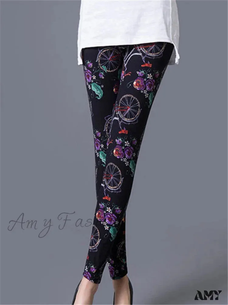 Amy Fashion - High Waist Leggings Pants
