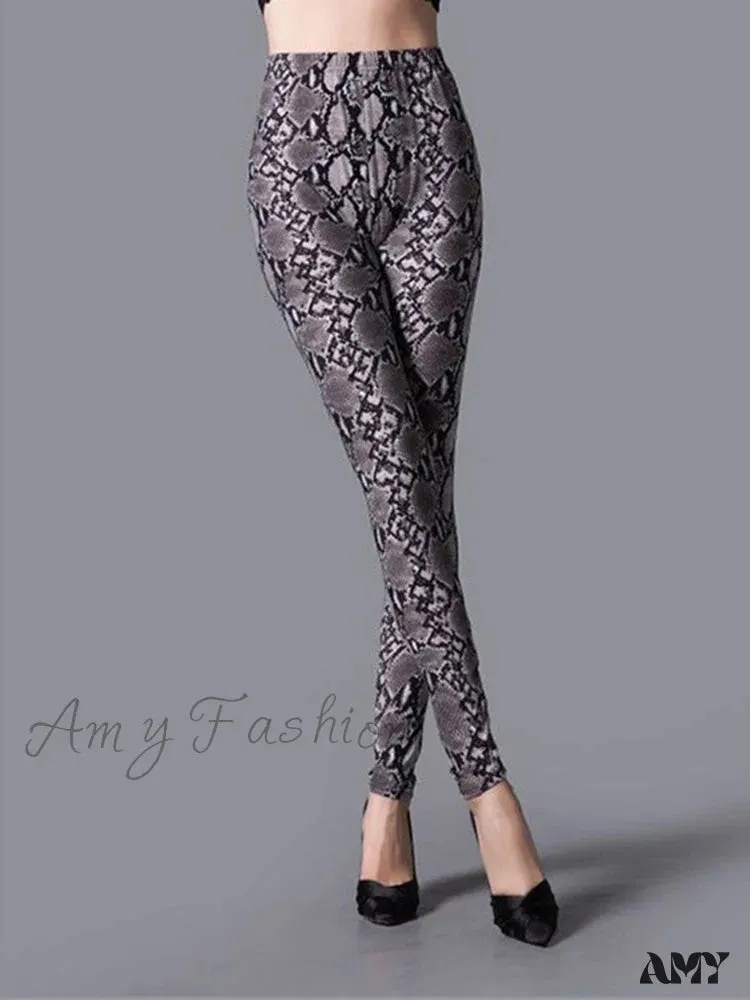 Amy Fashion - High Waist Leggings Pants