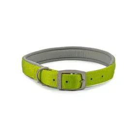 Ancol Viva Padded Buckle Collar Lime