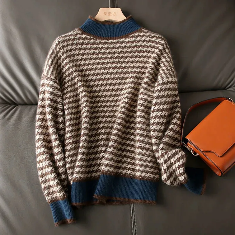 Arlie™ | Warmer klassischer karierter Strickpullover