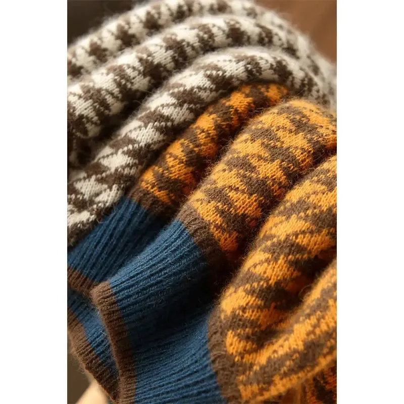 Arlie™ | Warmer klassischer karierter Strickpullover