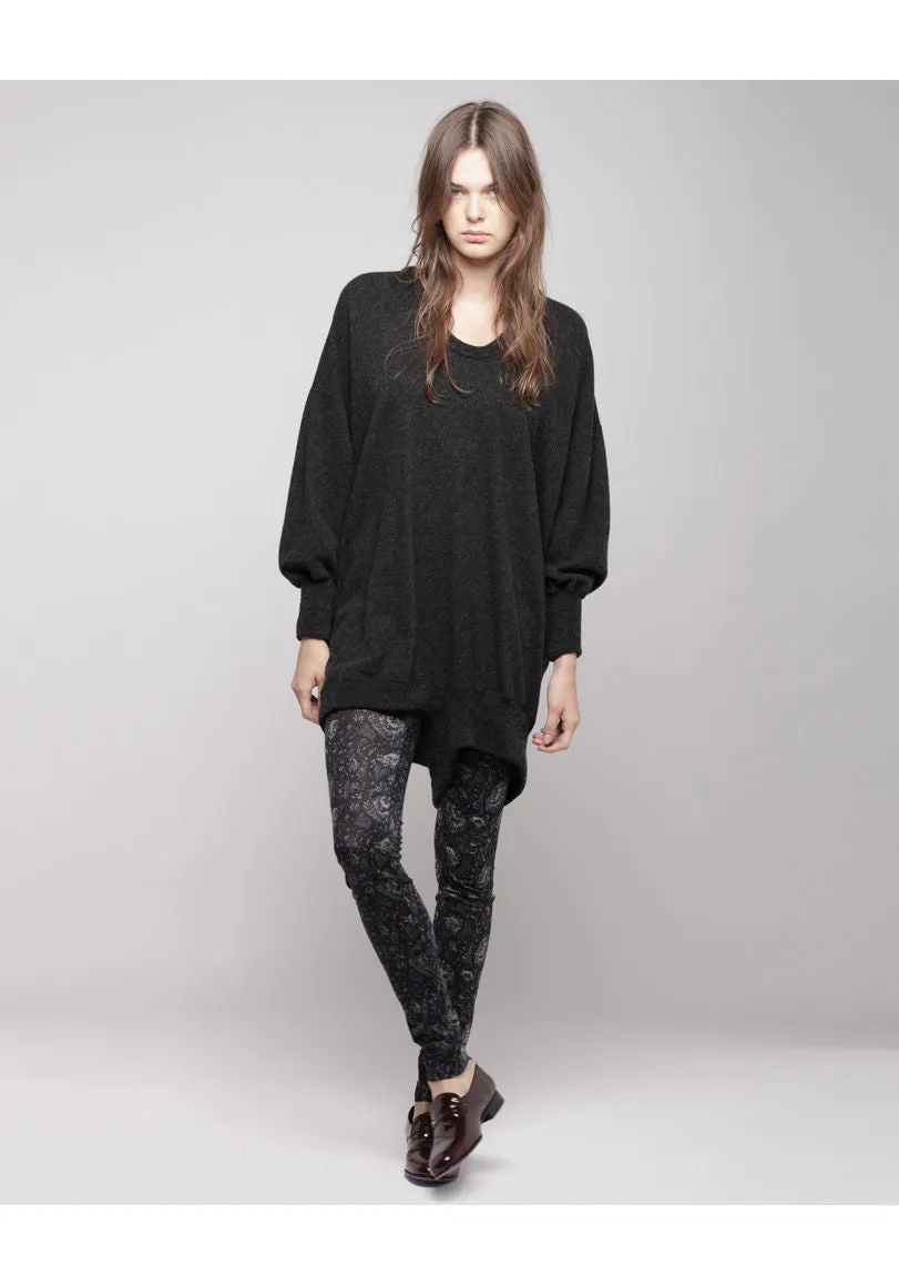 Asymmetric Knit Romper