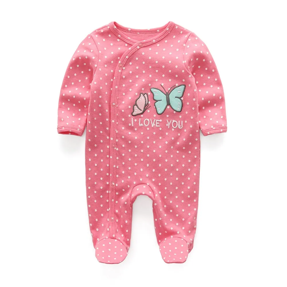 Baby Long Sleeve Cartoon Overall Summer Romper