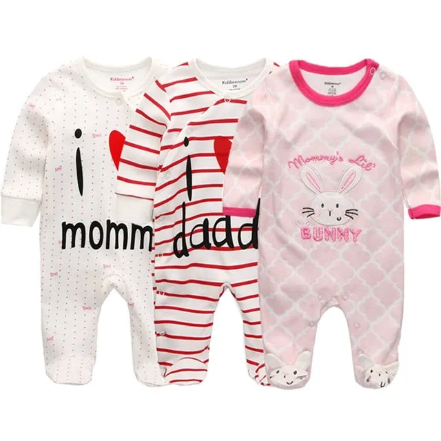 Baby Long Sleeve Cartoon Overall Summer Romper