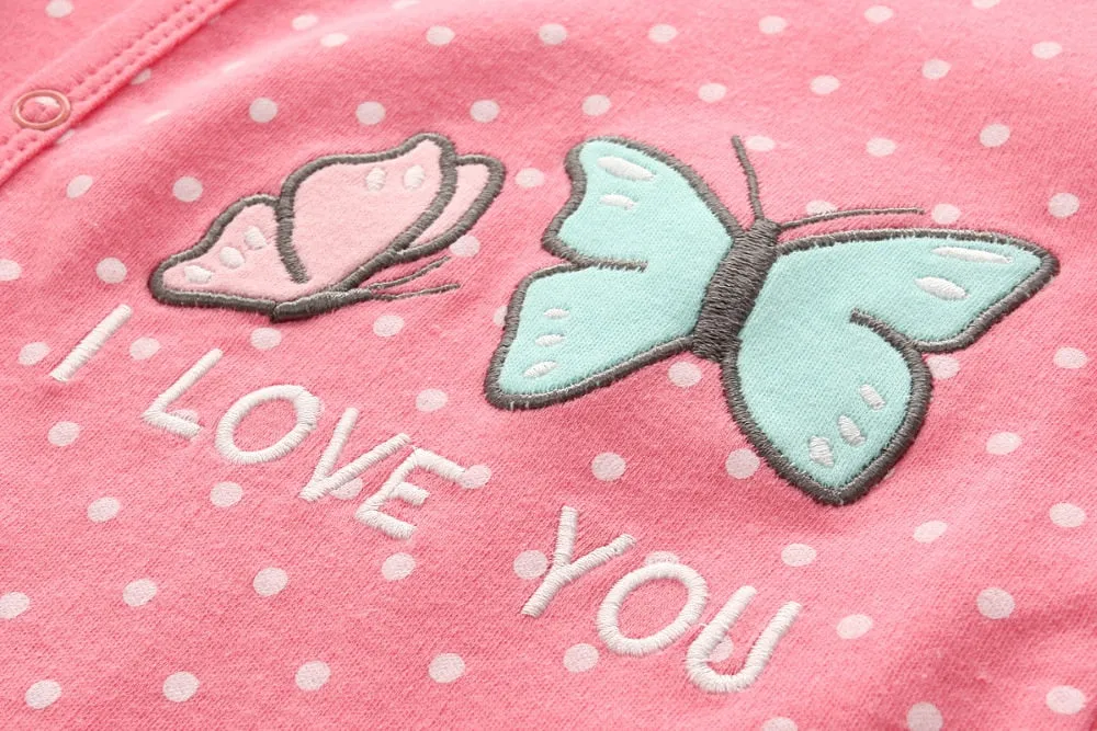 Baby Long Sleeve Cartoon Overall Summer Romper