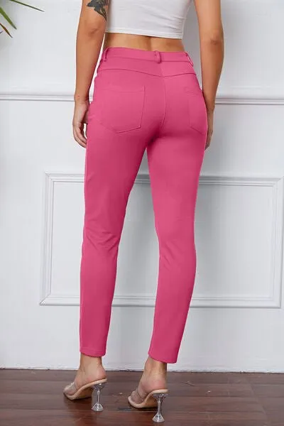 Basic Bae Full Size High Waist Skinny Pants