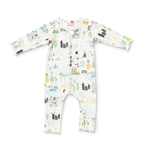Big Adventures Long Sleeve Romper