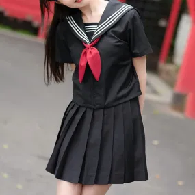 Black Sailor Uniform Skirt Set  AD21089
