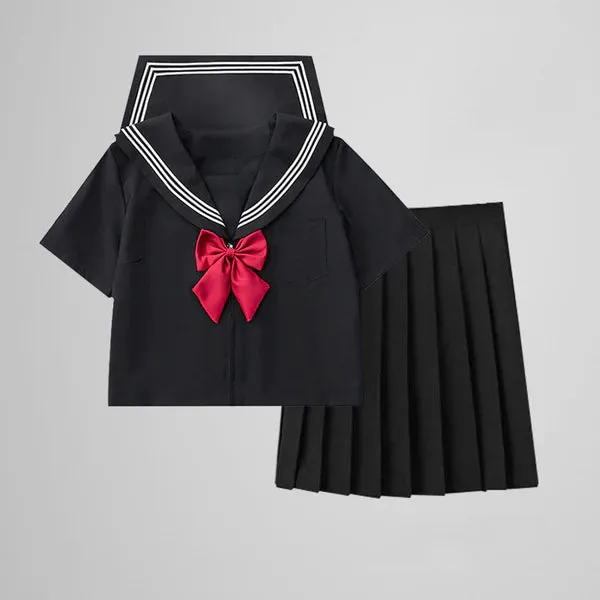 Black Sailor Uniform Skirt Set  AD21089