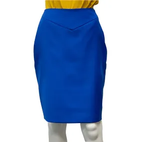 Blue Pencil Skirt
