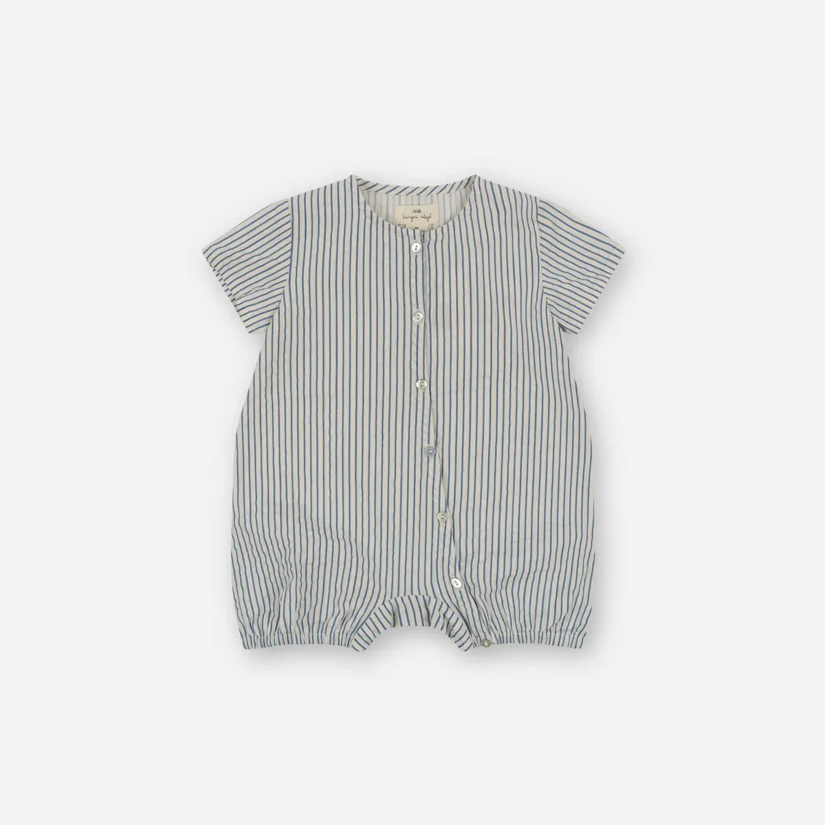 Blue Stripe Ace Romper