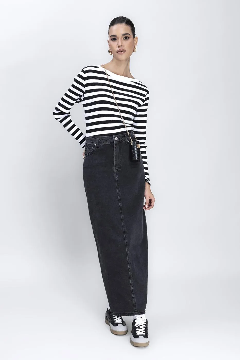 BSL Women Long Back Slit Maxi Pencil Skirt - Bietigheim-Bissingen