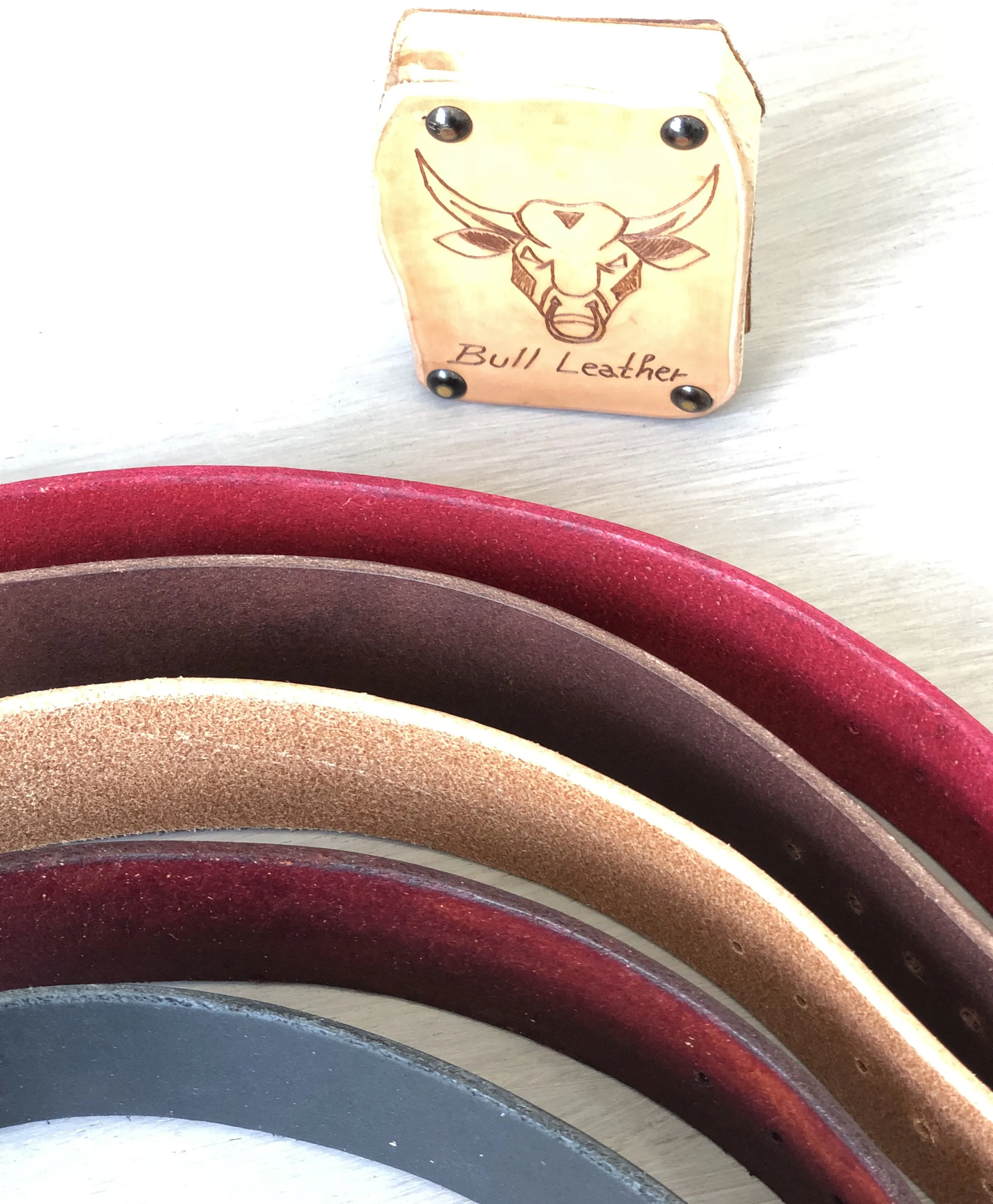 Bull Leather Dog Collar Ideal for Medium and Large Dogs