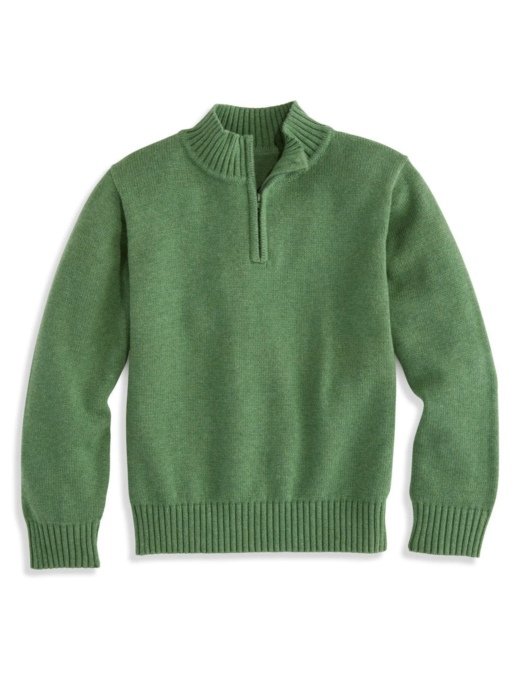 *Cashmere Blend Half-Zip Pullover