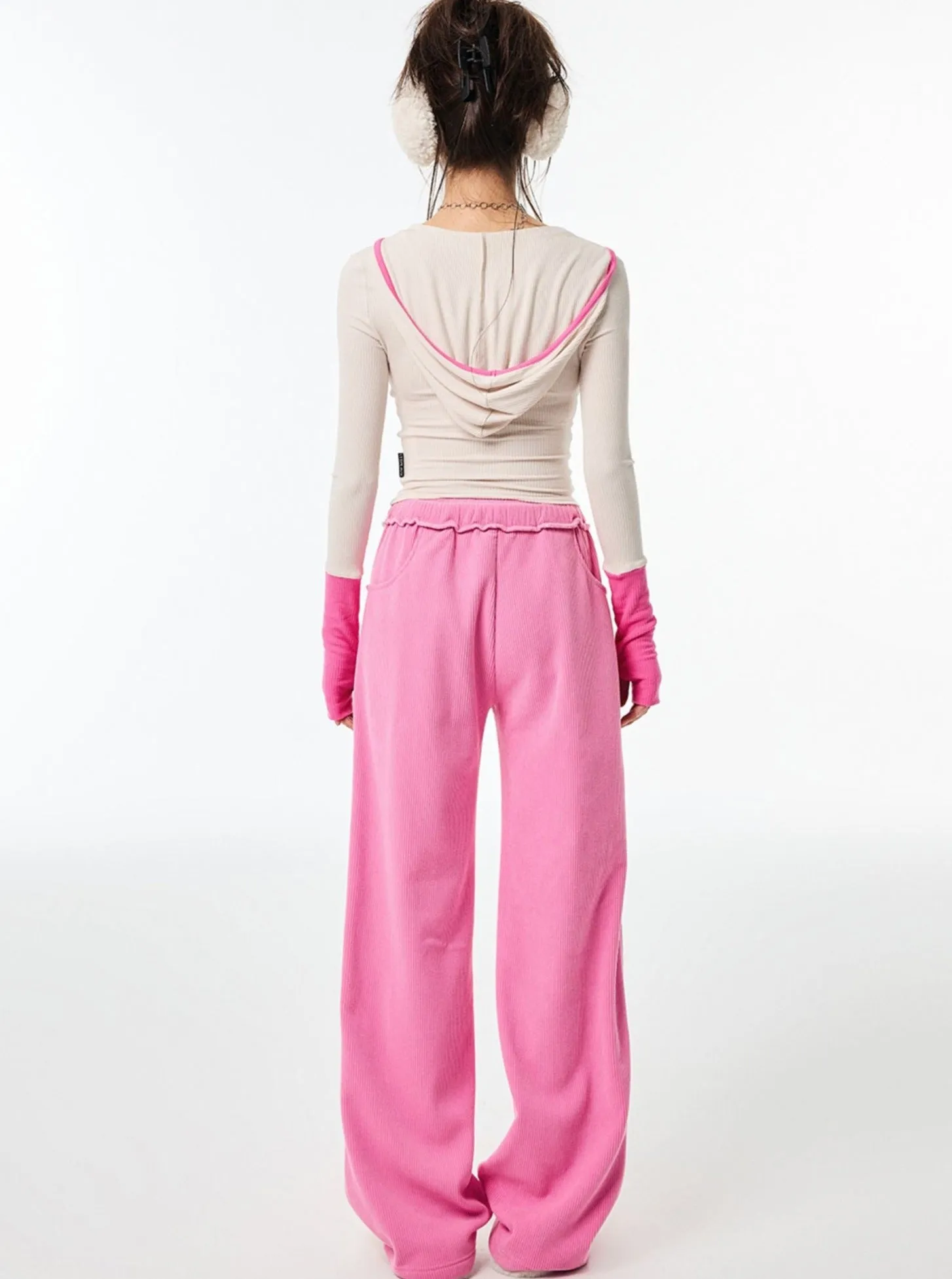 Casual High Waist Loose Pants