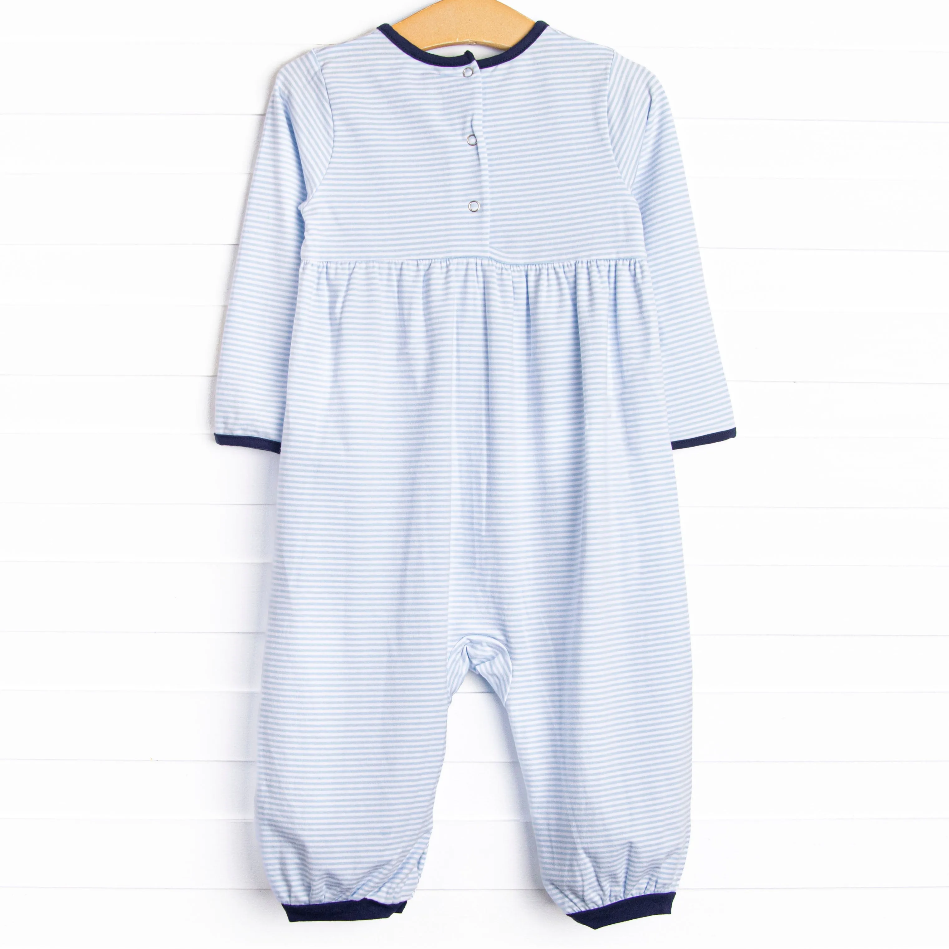 Charles Romper, Light Blue Stripe