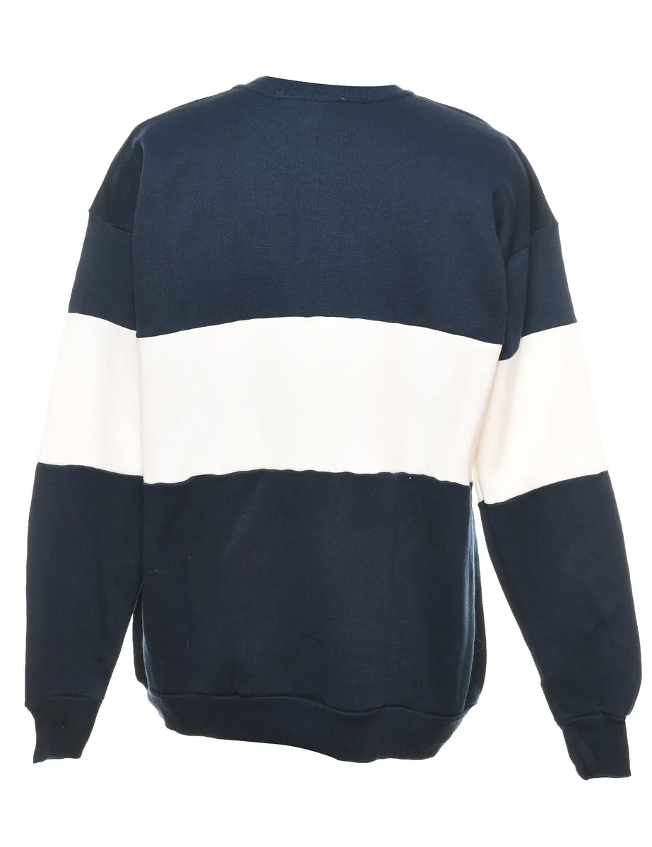 Chicago Bears Navy & Orange Printed Sweatshirt - XL