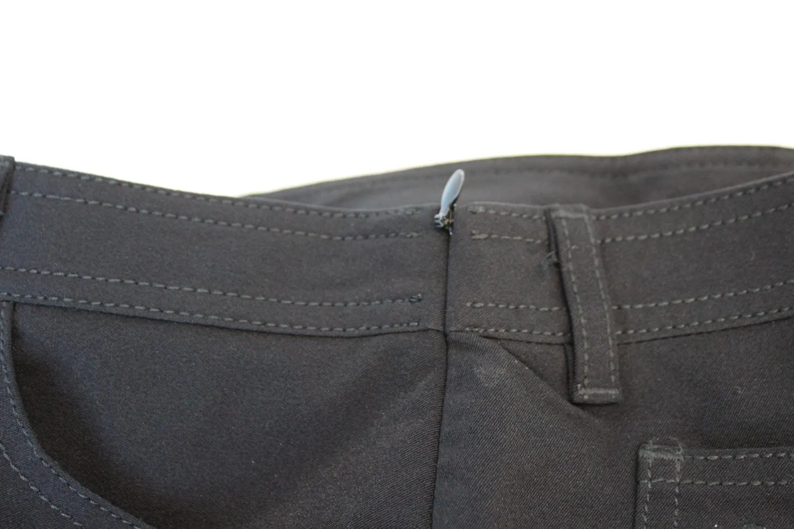 CHRISTIAN LACROIX Ladies Black Embroidered Logo Stretch Pencil Skirt EU40 UK12