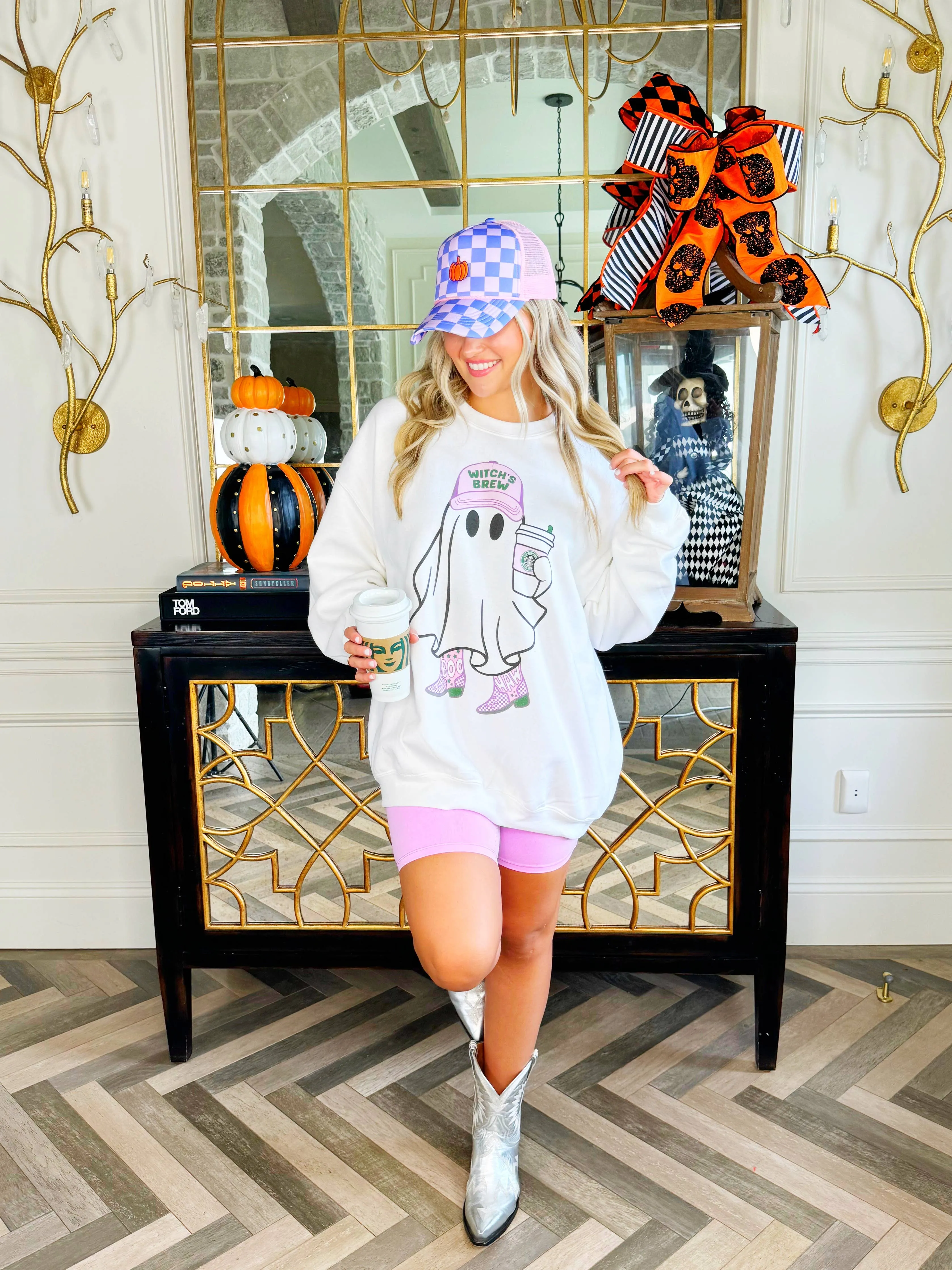 Coffee Ghost Sweatshirt FINAL SALE