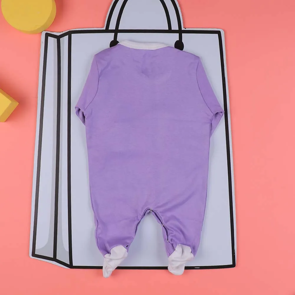 Cone Romper For Girls - Purple