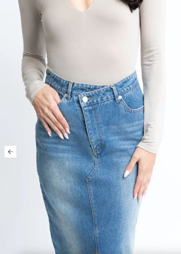 Day Off Denim Maxi Skirt **FINAL SALE**