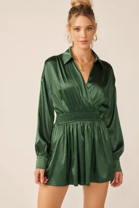 Deep Green Neal Romper