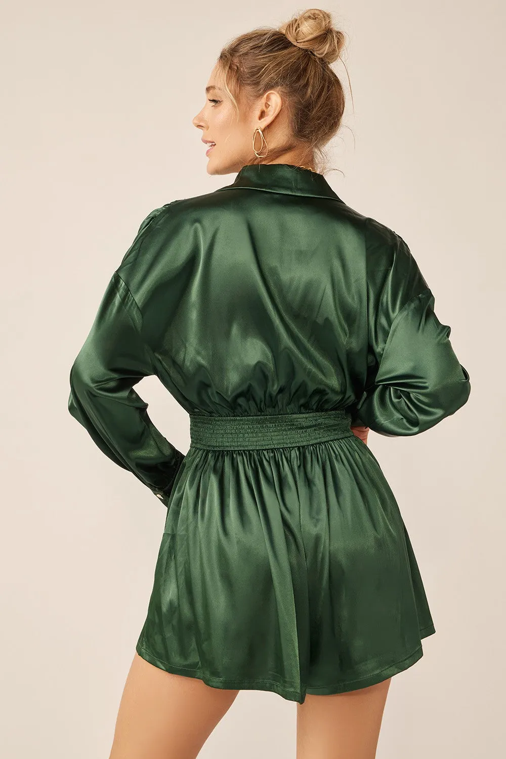 Deep Green Neal Romper