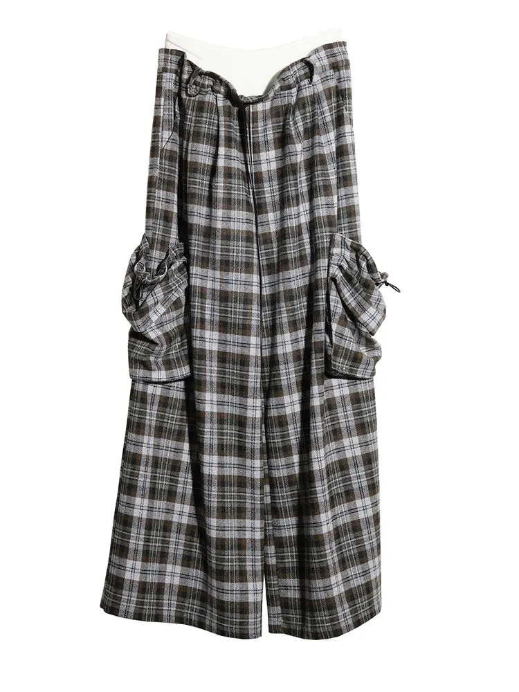 Docter Plaid Cargo Pocket Pants