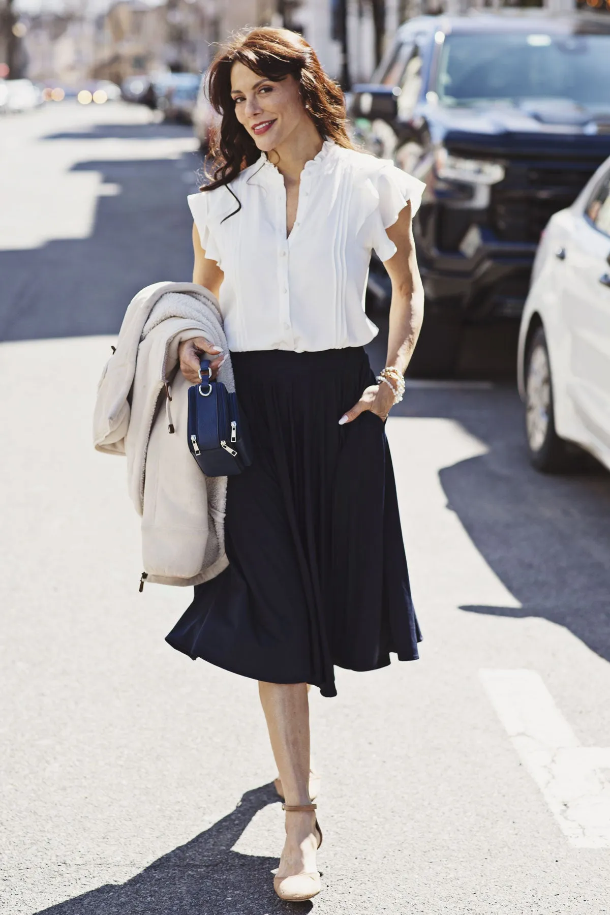Dorothy Skirt - Midnight Blue
