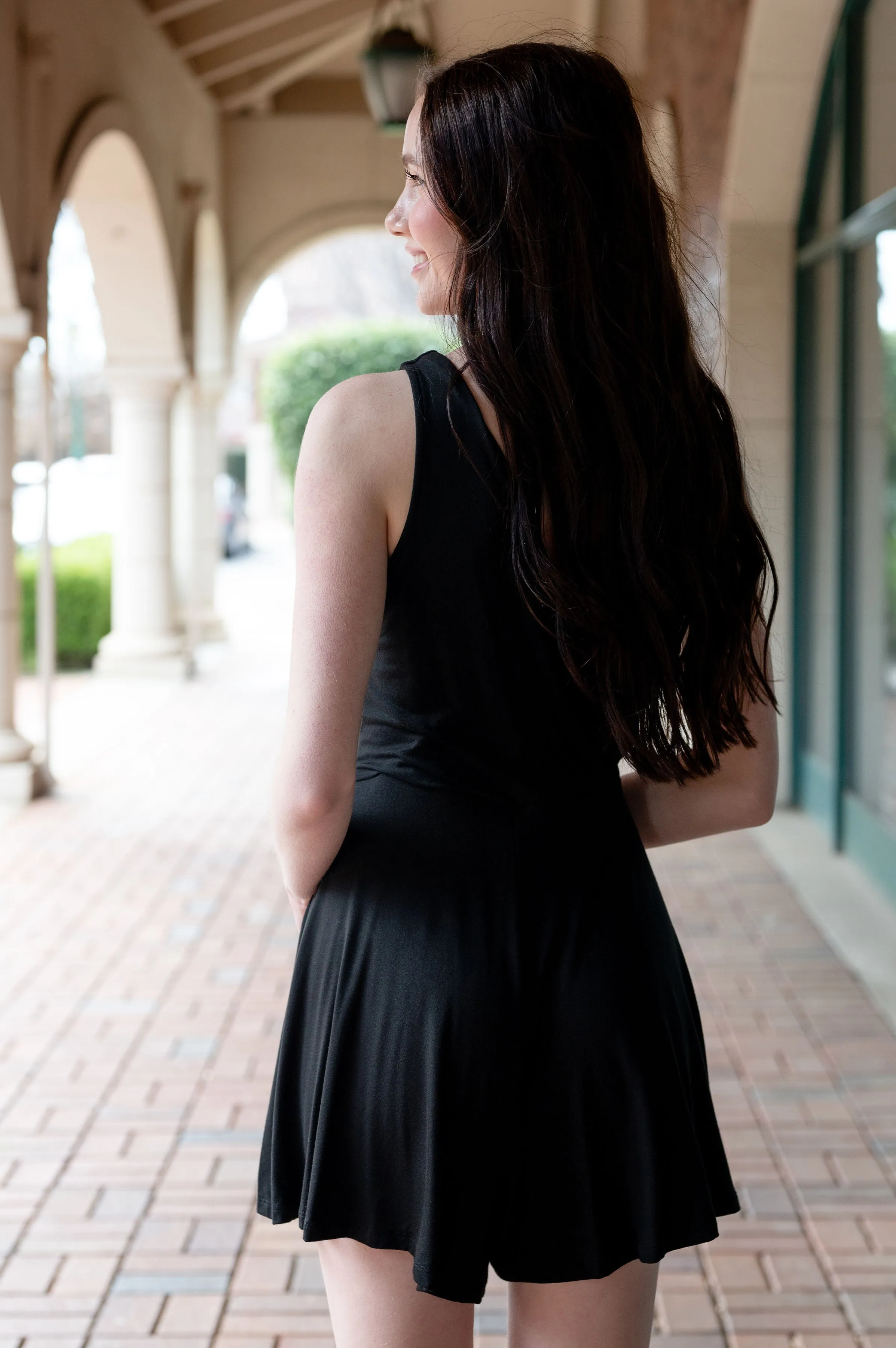 Double V Crossover Romper