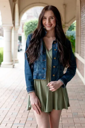 Double V Crossover Romper