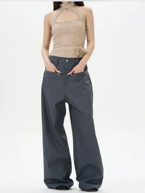 Drapey High Waist Trousers