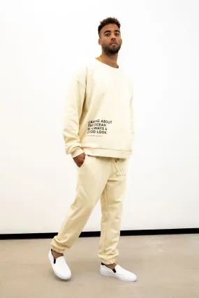 Earth Unisex Sweatshirt Sand