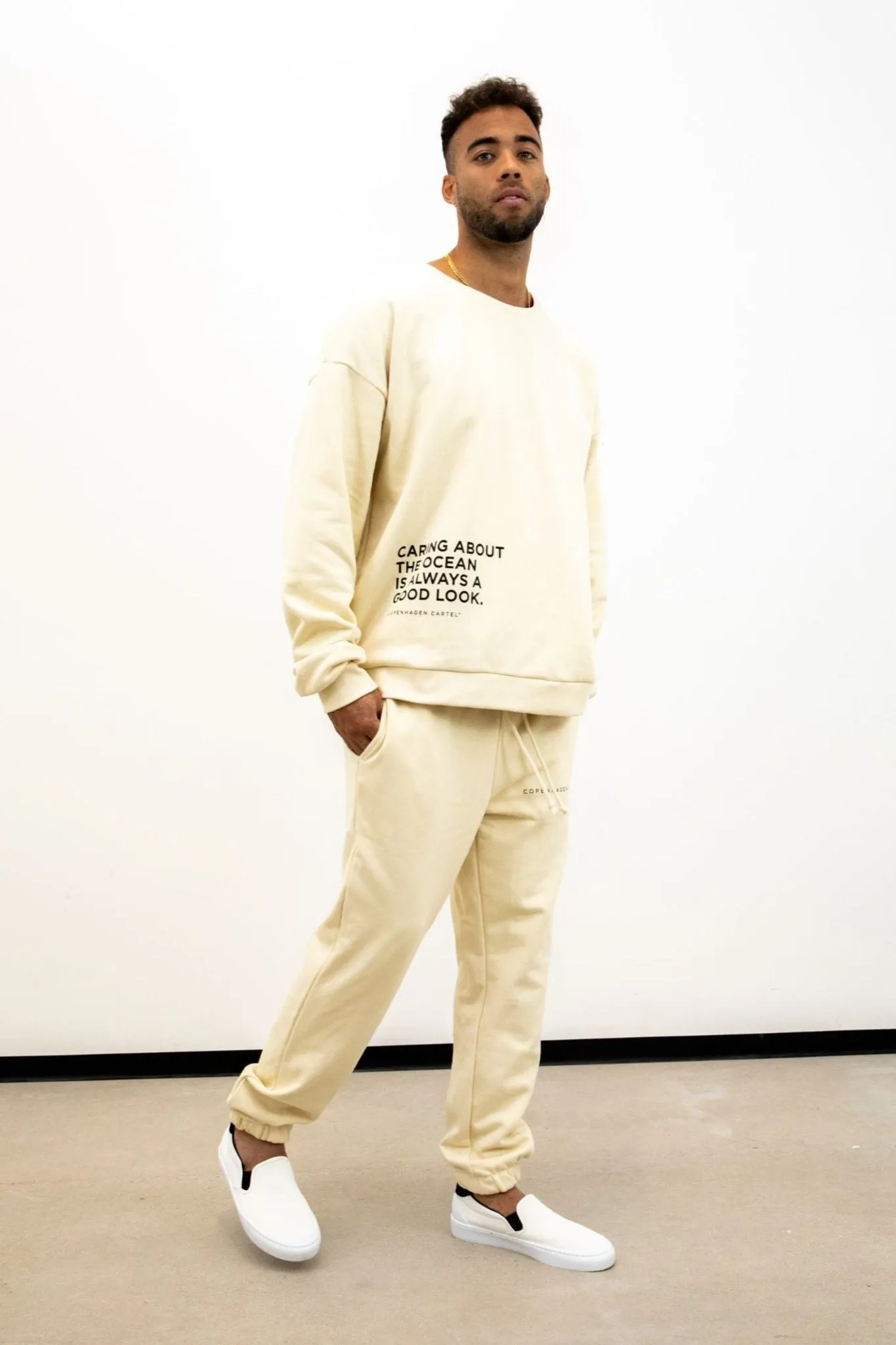 Earth Unisex Sweatshirt Sand